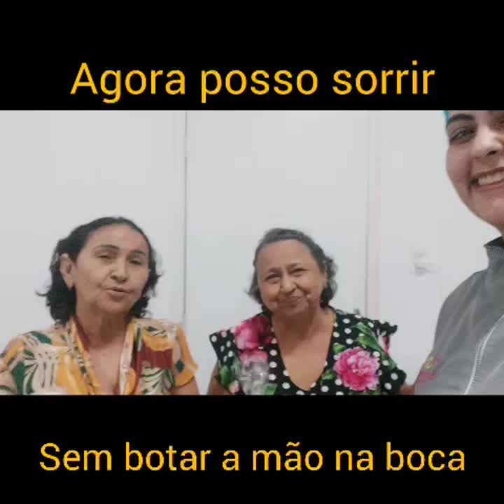 Pacientes contando sua experiência com o tratamento