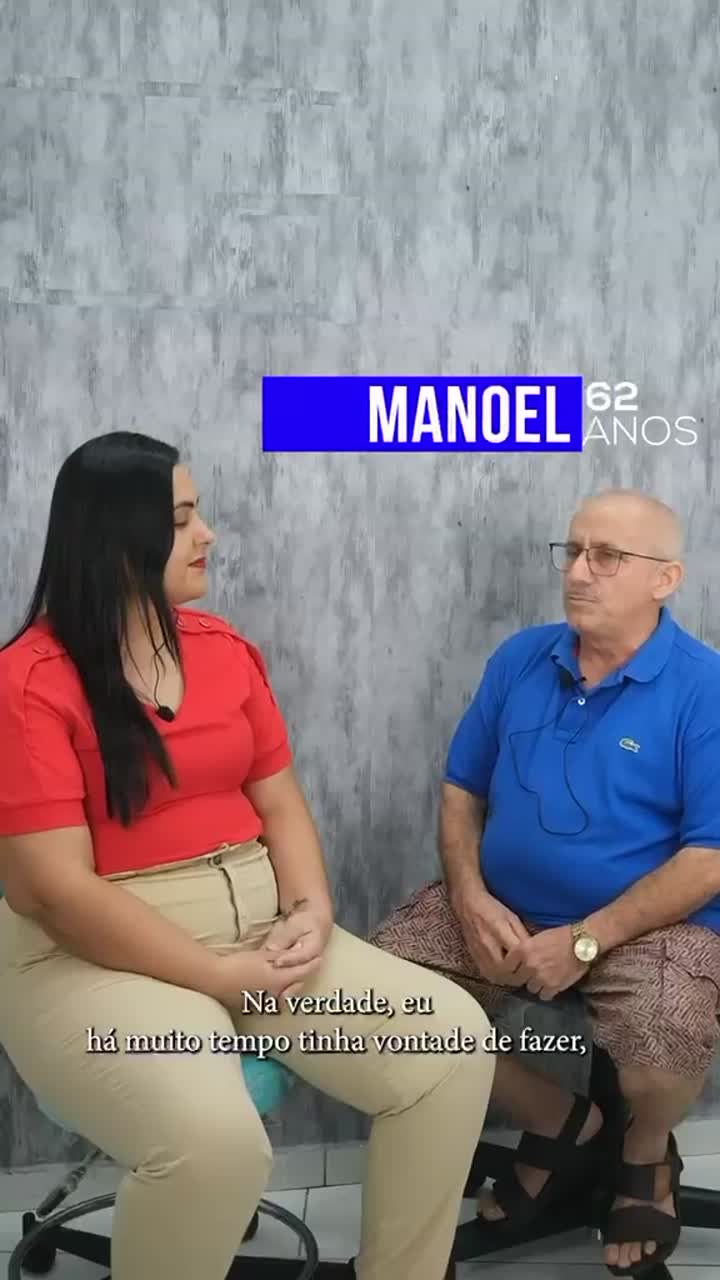 Manoel durante depoimento em vídeo